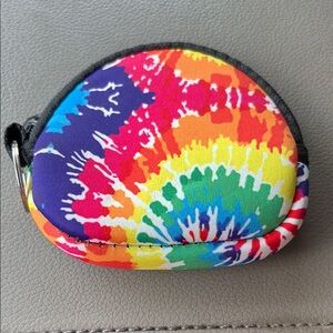 Colorful Tie-Dye Coin Purse